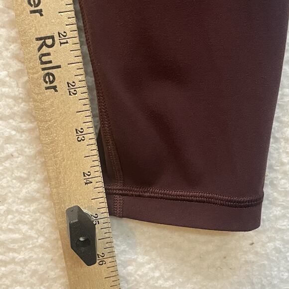 Athleta Inclination Moto Tight Womens Small Red Pockets Leggings Gym Workout - Picture 13 of 14